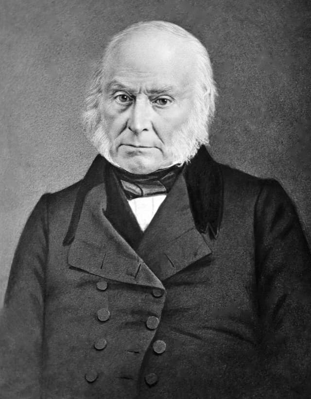 Official portrait of John Quincy Adams
