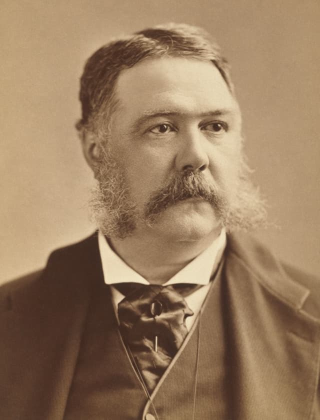 Official portrait of Chester A. Arthur