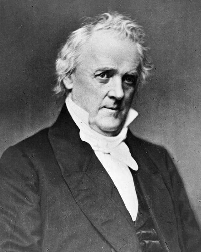 Official portrait of James Buchanan