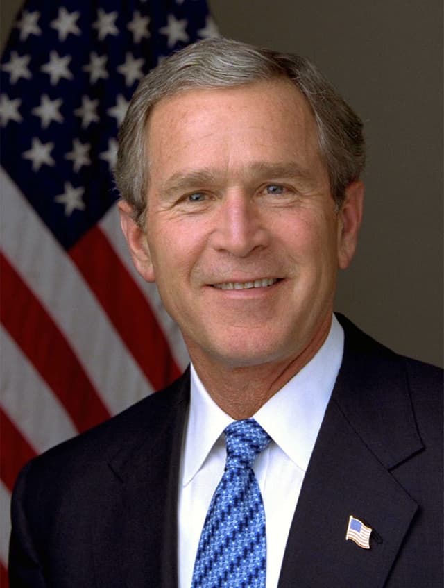 Official portrait of George W. Bush