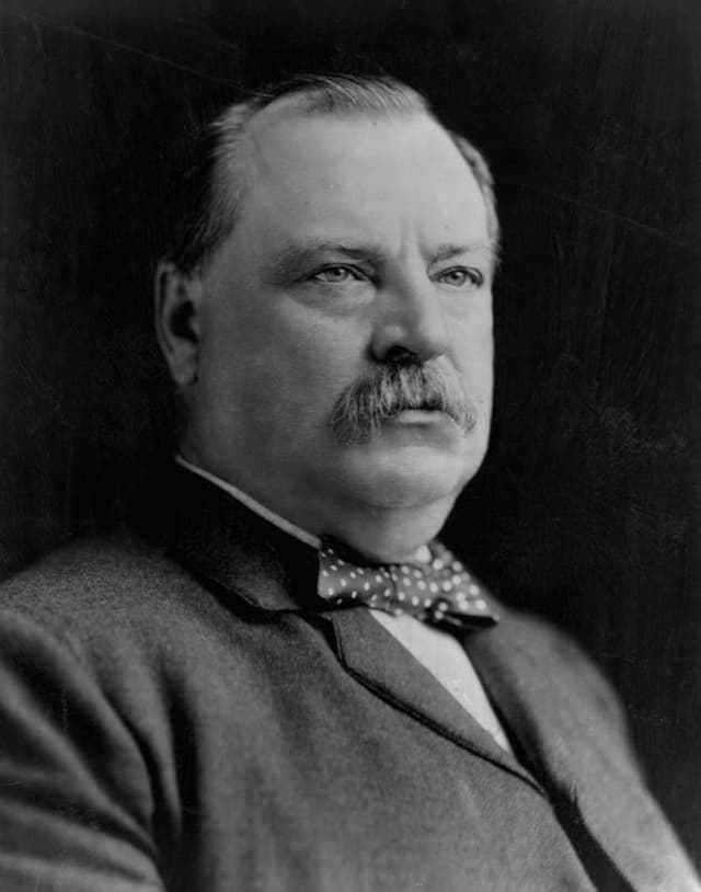 Official portrait of Grover Cleveland