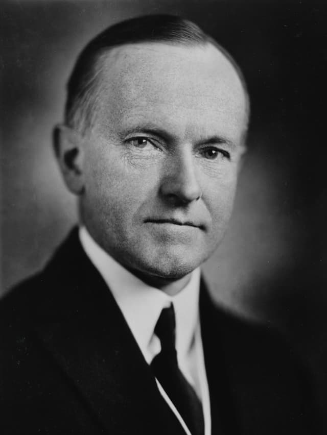 Official portrait of Calvin Coolidge