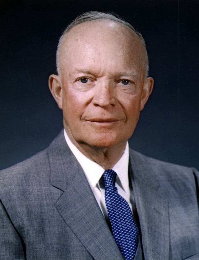 Official portrait of Dwight D. Eisenhower