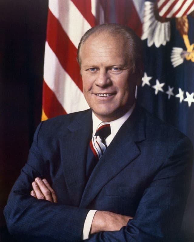 Official portrait of Gerald Ford