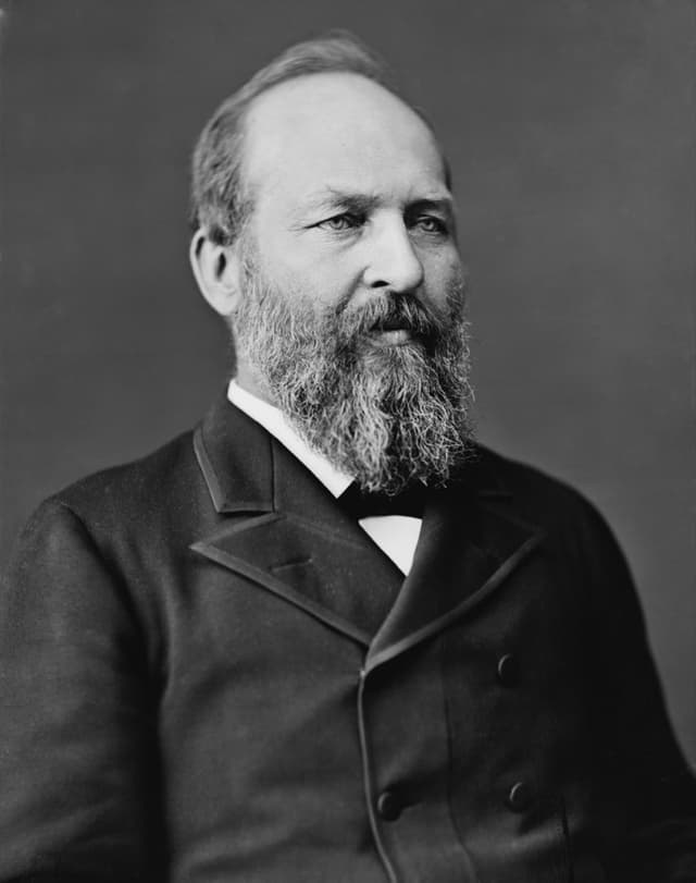Official portrait of James A. Garfield