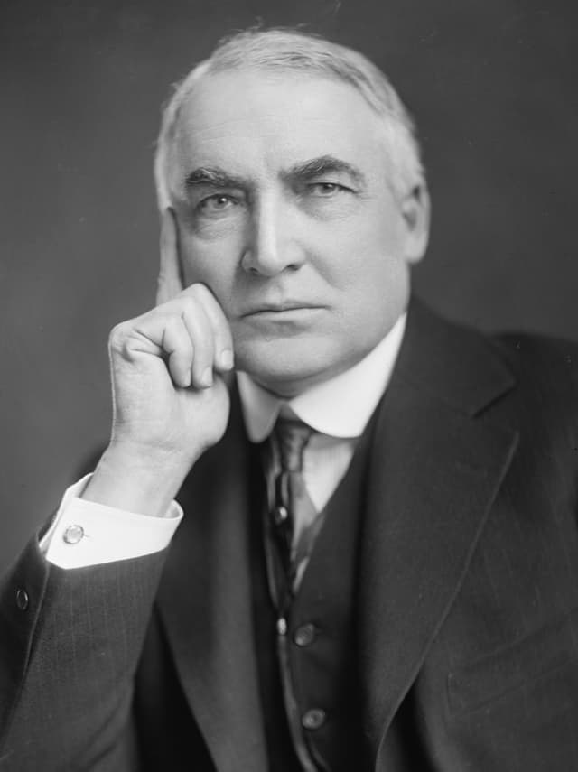 Official portrait of Warren G. Harding