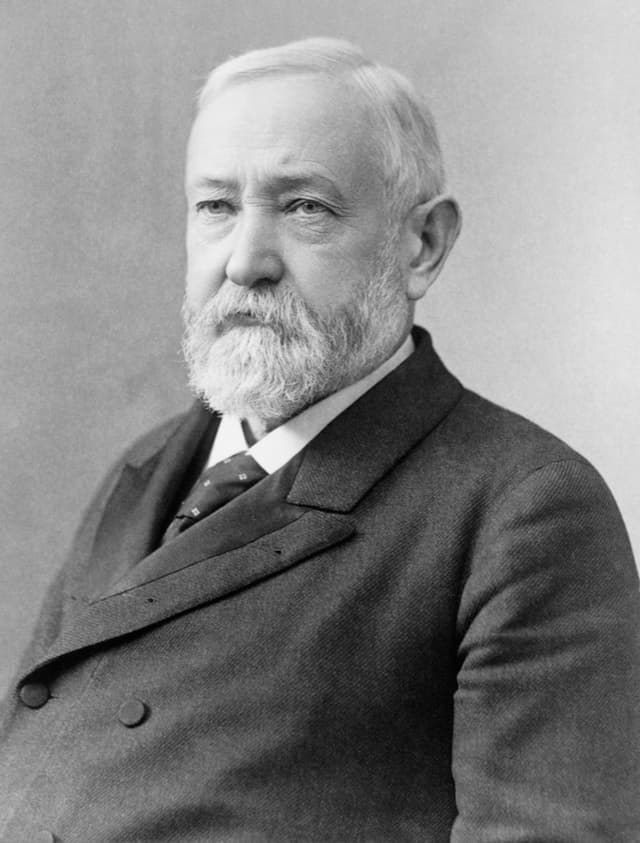 Official portrait of Benjamin Harrison