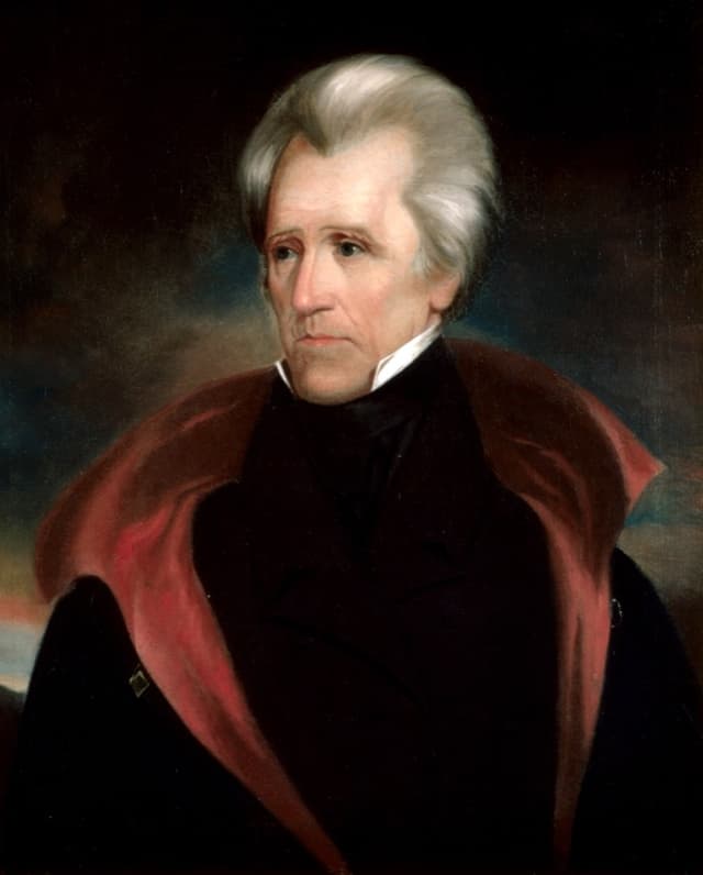 Official portrait of Andrew Jackson