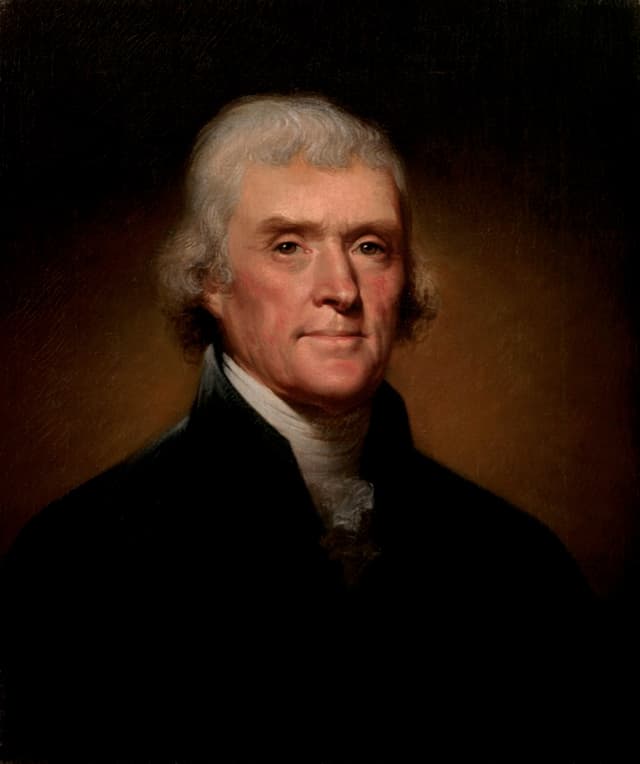 Official portrait of Thomas Jefferson