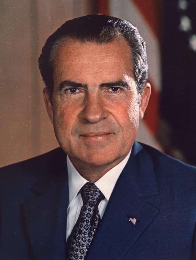 Official portrait of Richard Nixon
