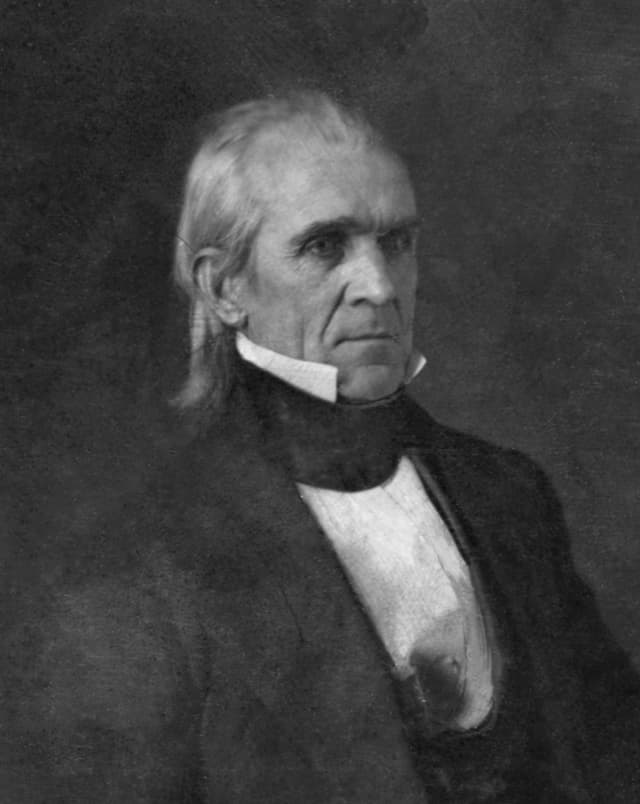Official portrait of James K. Polk