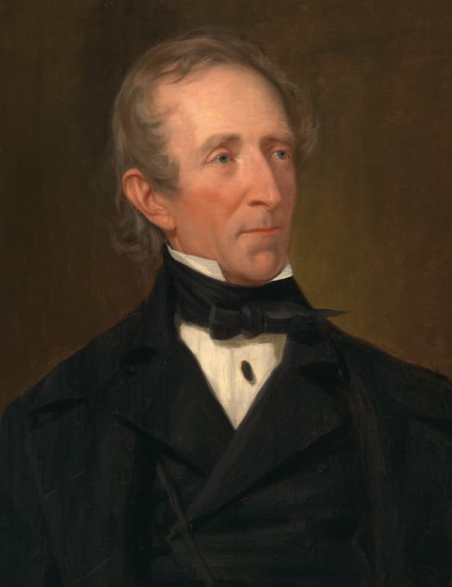 Official portrait of John Tyler