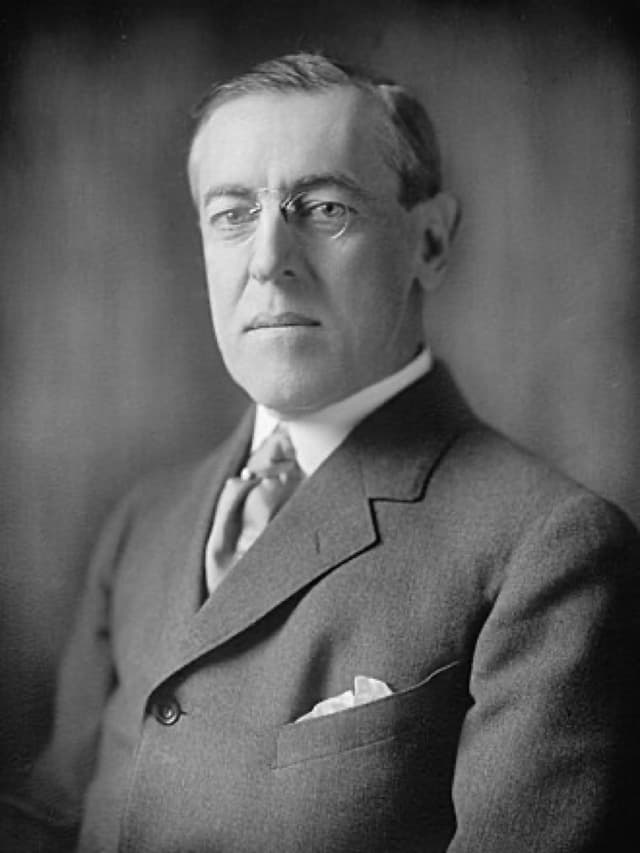 Official portrait of Woodrow Wilson