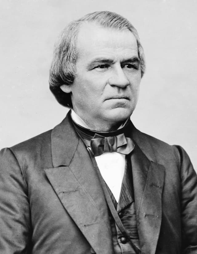 Official portrait of Andrew Johnson